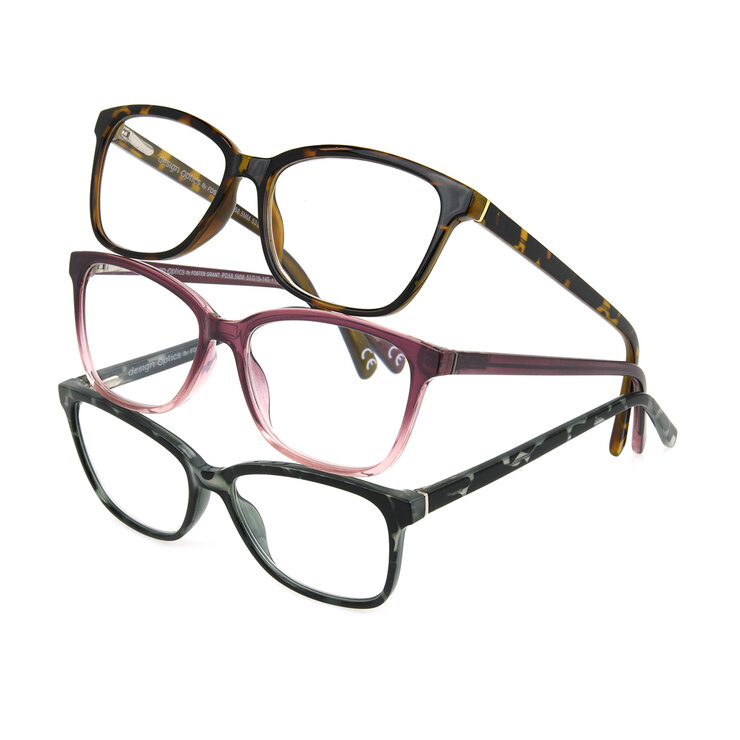 FOSTER GRANT, Lentes de Lectura, Dioptria +3.00, Kiersey, 3pzas — Imagen 1 de 4