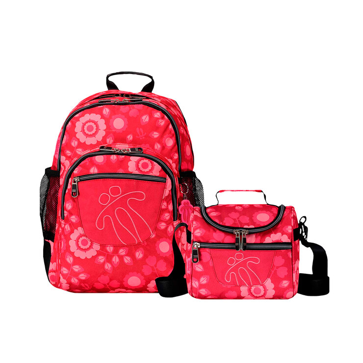Set Escolar Mochila y Lonchera Rosa Totto — Imagen 1 de 4
