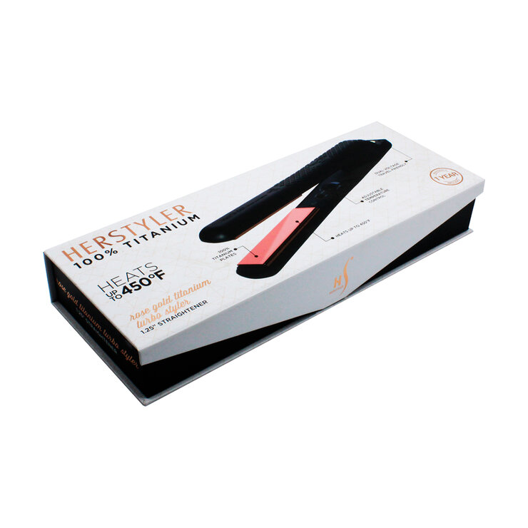 Herstyler, Plancha Alaciadora Rose Gold Titanio- Turbo Styler — Imagen 4 de 4