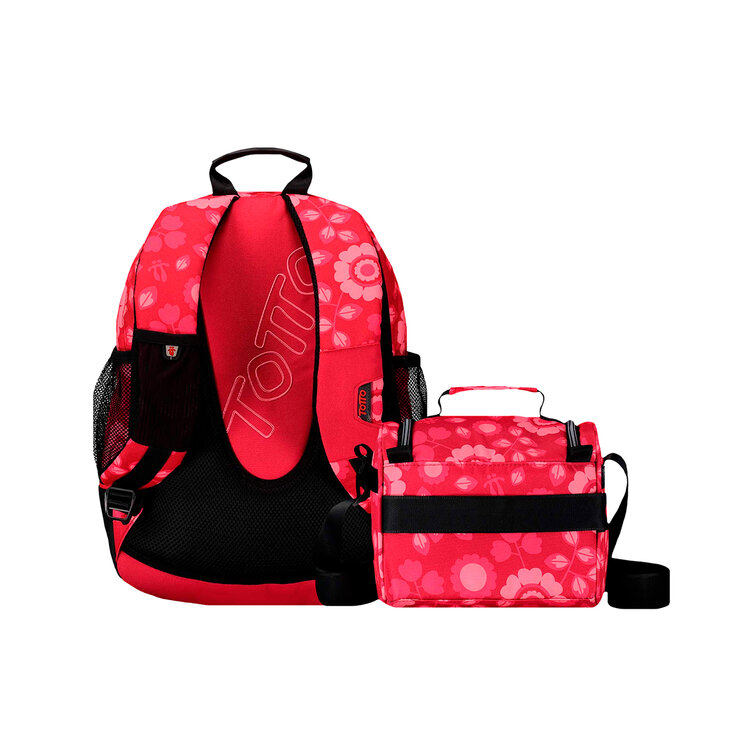 Set Escolar Mochila y Lonchera Rosa Totto — Imagen 2 de 4