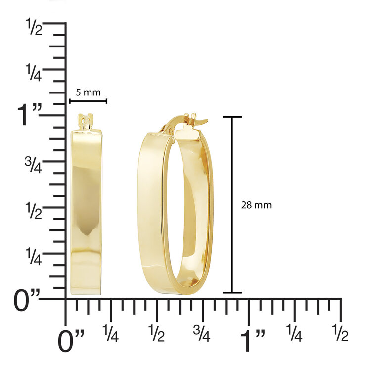 Aretes, Arracadas de Oro Amarillo de 14k — Imagen 3 de 4