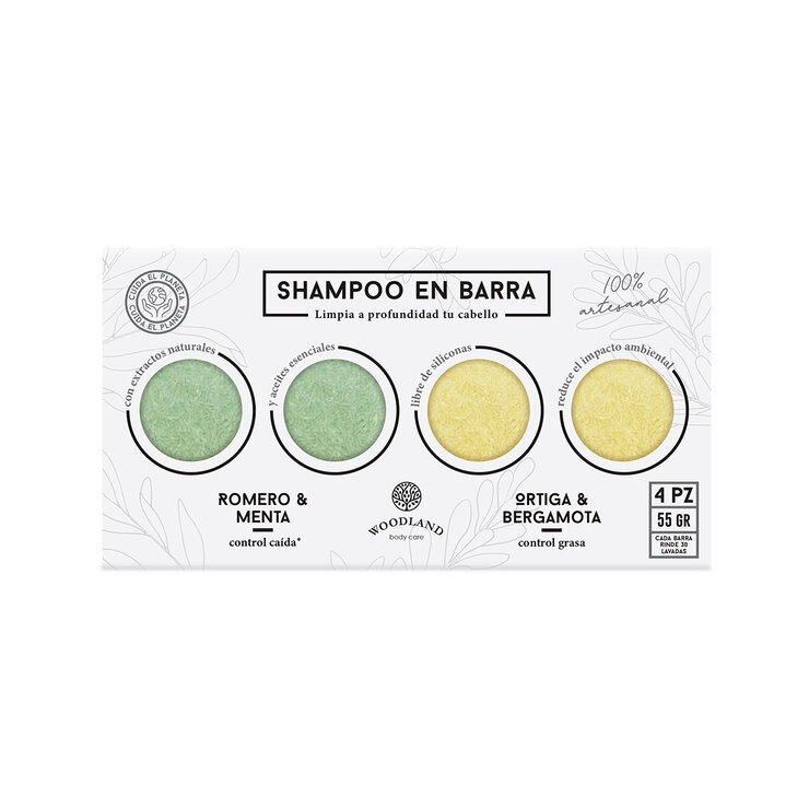 Natural Scents Shampoo en Barra 4 pzas — Imagen 1 de 3