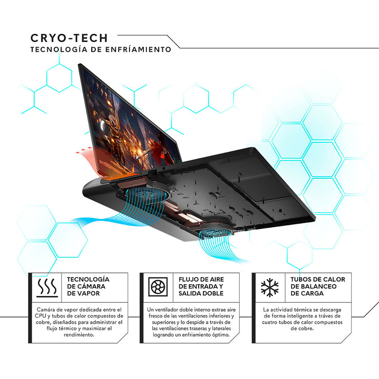 Dell Laptop Alienware M15 NB 15.6"  AMD Ryzen™7 NVIDIA® GeForce RTX™ 3050 — Imagen 4 de 4
