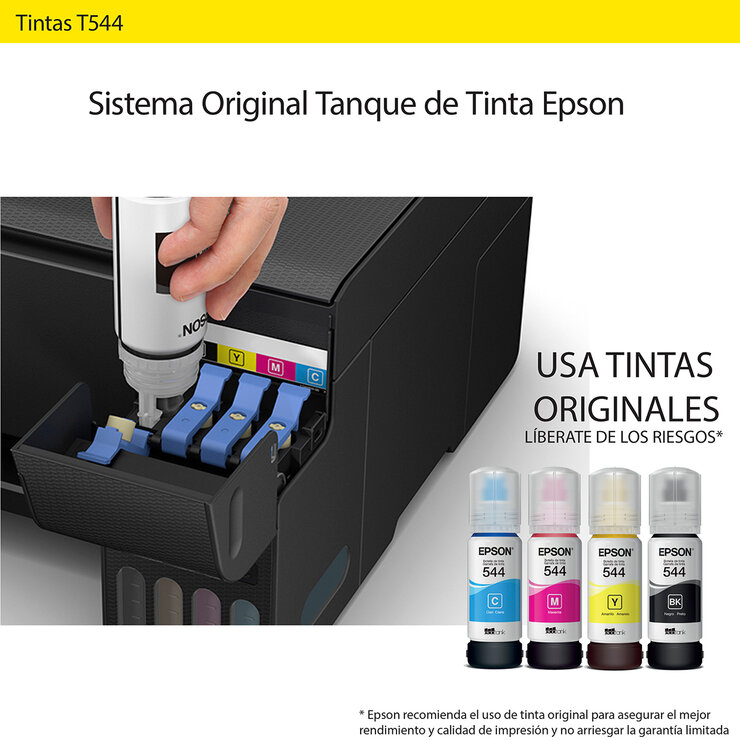 Epson Paquete de 2 Tintas Color Negro Ecotank 544 — Imagen 3 de 3