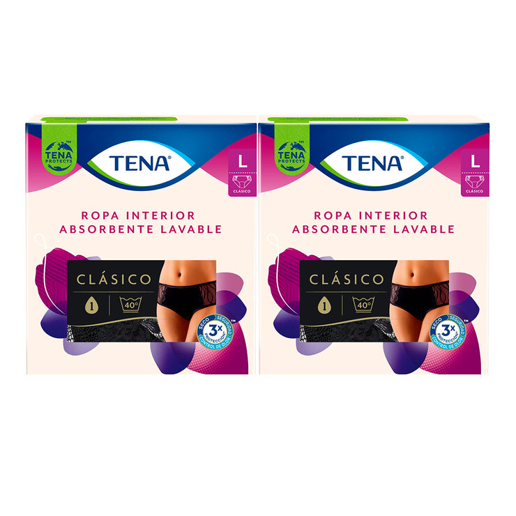 Tena Ropa Interior Reusable Corte Clasico Grande 2 pzas — Imagen 1 de 4