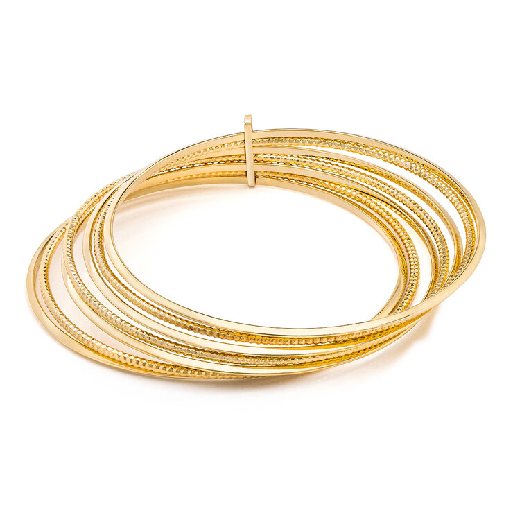 Brazalete, Oro Amarillo de 14K — Imagen 2 de 4