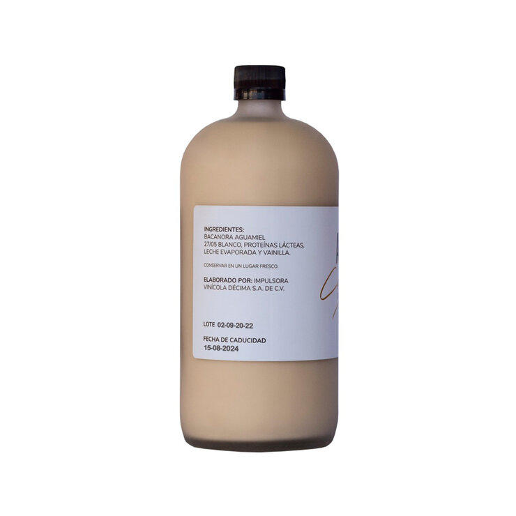 AguaMiel Crema de Bacanora 1L — Imagen 2 de 3