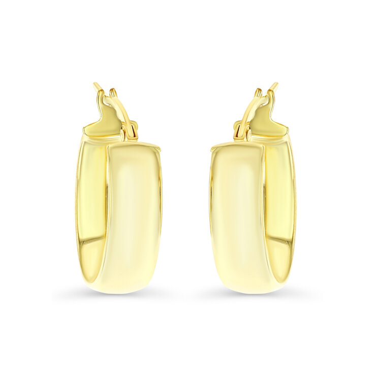 Aretes de Oro Amarillo de 14K — Imagen 2 de 4