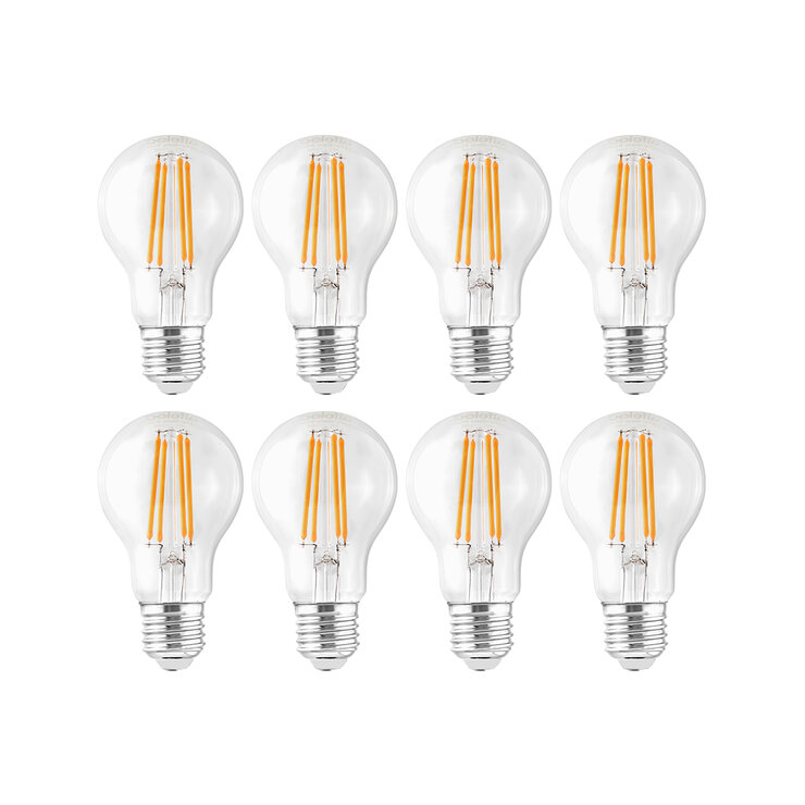 Alfelec, Kit de 8 Focos Decorativos de Filamento LED - Luz Cálida — Imagen 1 de 3