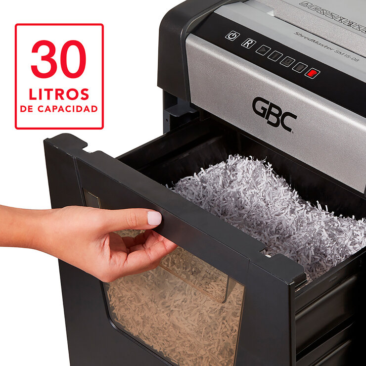 GBC Trituradora de Papel Corte Micro SM15-08 — Imagen 3 de 4