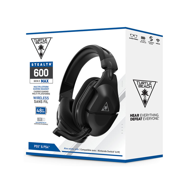 Turtle Beach Audífonos Inalámbricos Stealth 600 Gen 2 Max Negro Para PS5/PS4 Multiplataforma Compatibles Con Nintendo Switch Y PC. — Imagen 1 de 3