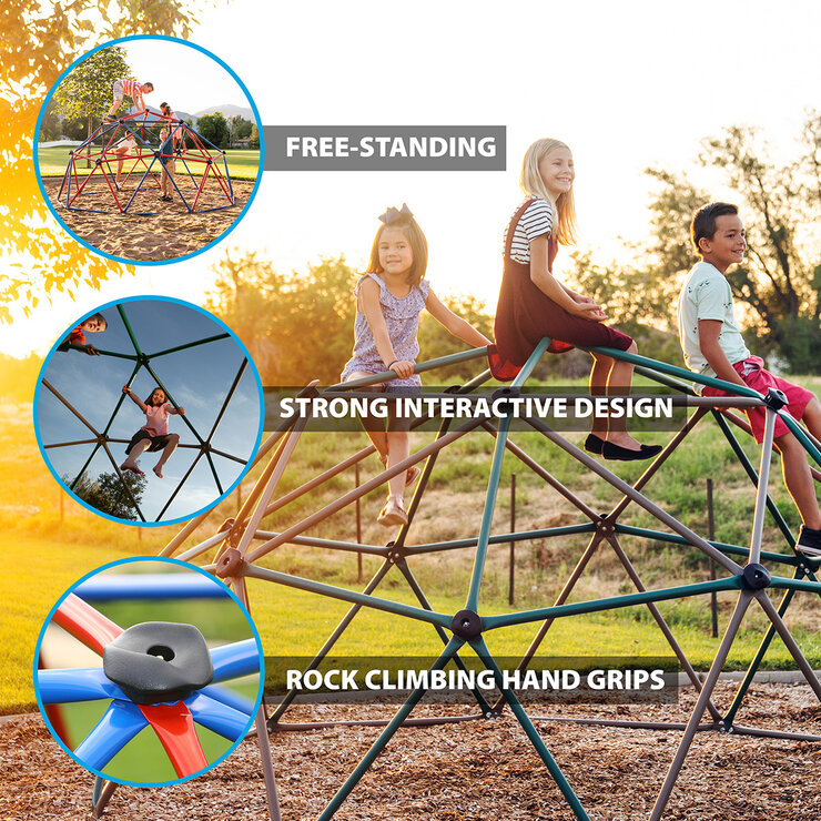 Lifetime Domo Escalador Para Niños Azul y Rojo — Imagen 4 de 4