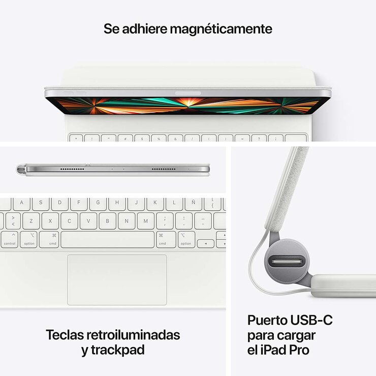 Apple Magic Keyboard para el iPad Pro de 12.9" (5ta generación) Español (América Latina) — Imagen 3 de 4