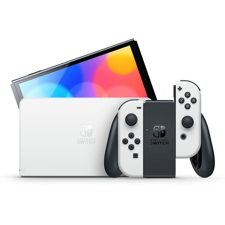 Nintendo Switch™ Modelo OLED w/ White Joy-Con — Imagen 1 de 4