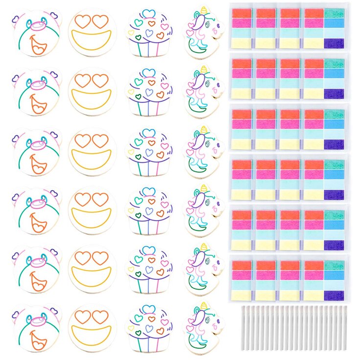 Deliana Decocookies Coloreables 24 pzas (Varias Opciones) — Imagen 4 de 4