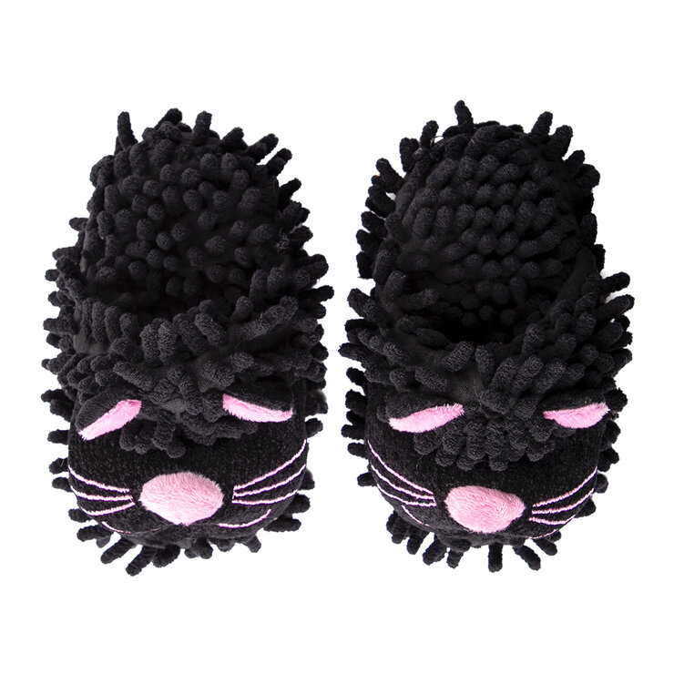 Cozy Home Pantufla Fuzzy Gato para Niño/Niña hasta Talla 18 — Imagen 2 de 3