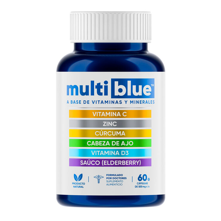 Multi blue Multivitamínico 2 de 60 cápsulas  — Imagen 4 de 4