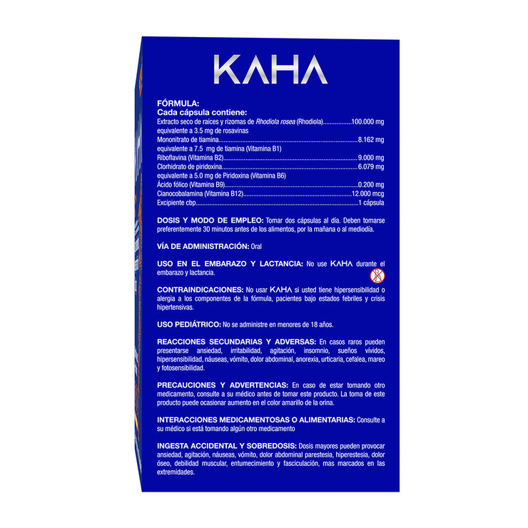 Kaha  Multivitamínico 2 Frascos de 30 Cápsulas c/u — Imagen 4 de 4