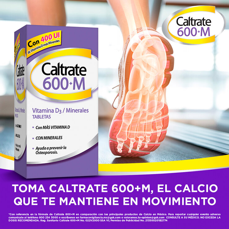 Caltrate  600+M  2 de 60 Tabletas — Imagen 2 de 4