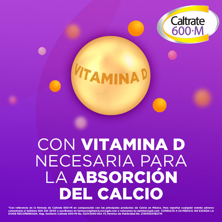 Caltrate  600+M  2 de 60 Tabletas — Imagen 4 de 4