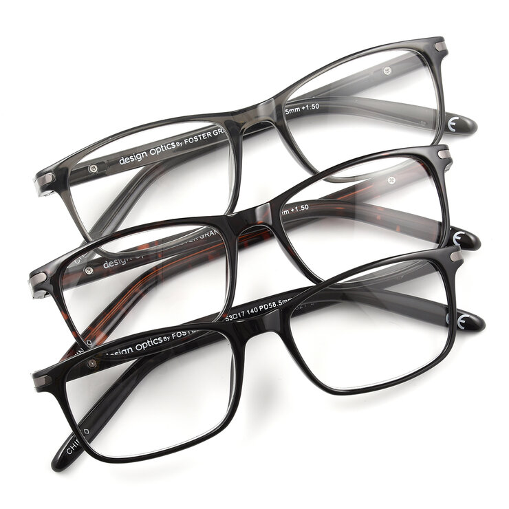 FOSTER GRANT, Lentes de Lectura, Dioptria +3.00, Cole, 3pzas — Imagen 2 de 4