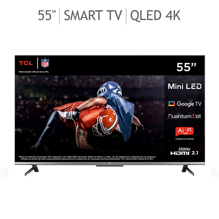 TCL 55" Mini-Led QLED Smart TV  — Imagen 1 de 4