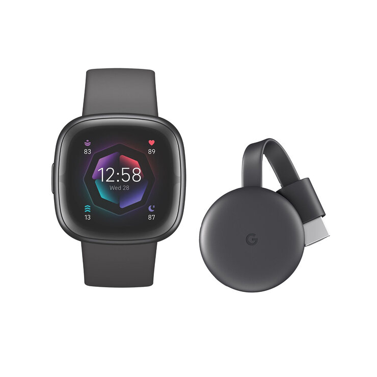 Fitbit Sense 2 + Google Chromecast