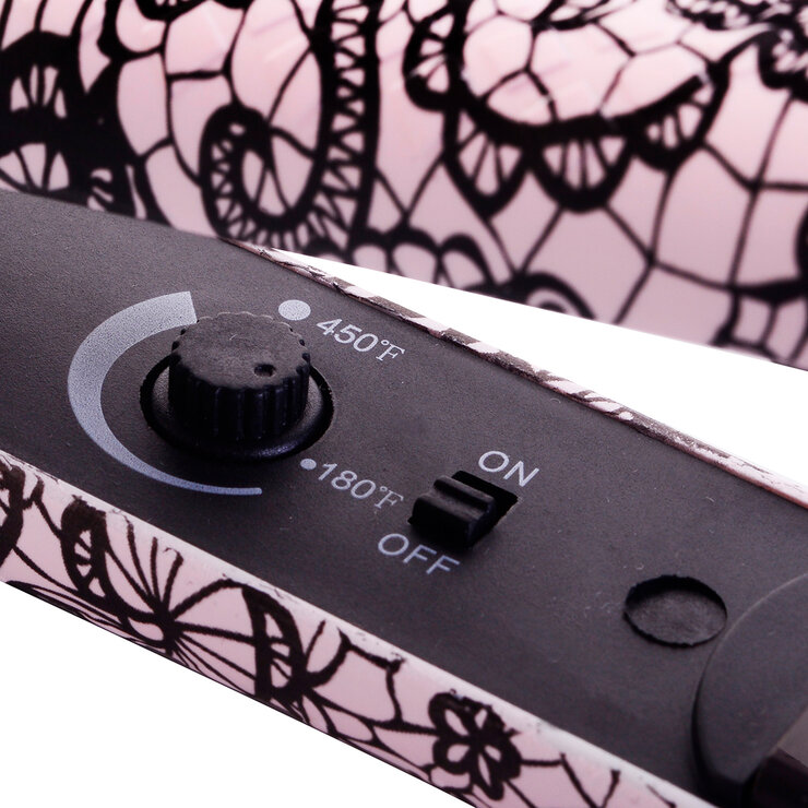 Herstyler, Plancha Alaciadora Print,  Modelo Pink Lace — Imagen 3 de 3