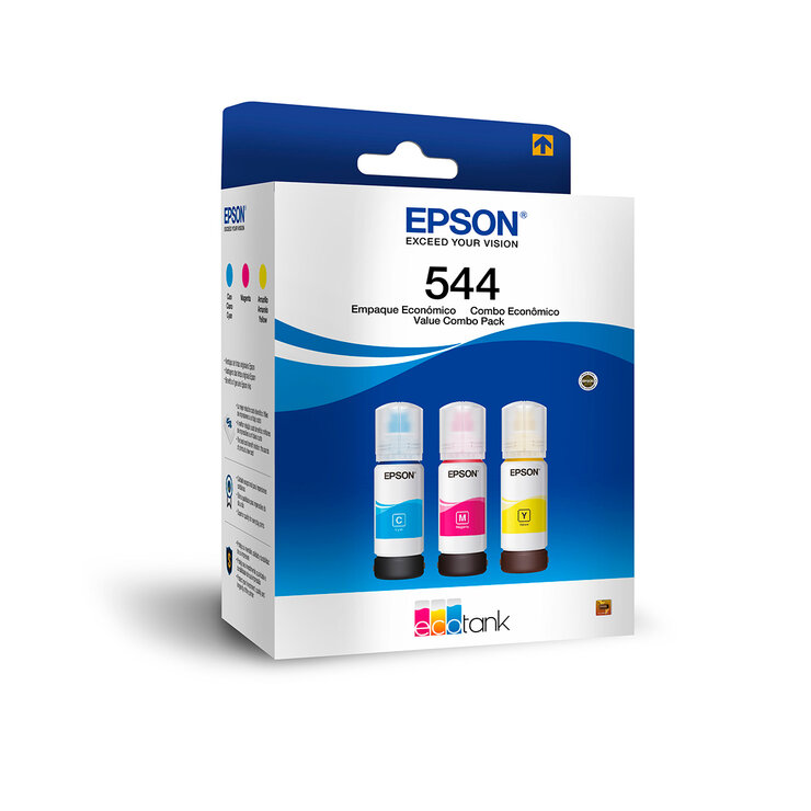 Epson Paquete de 3 Tintas Ecotank 544 — Imagen 1 de 3