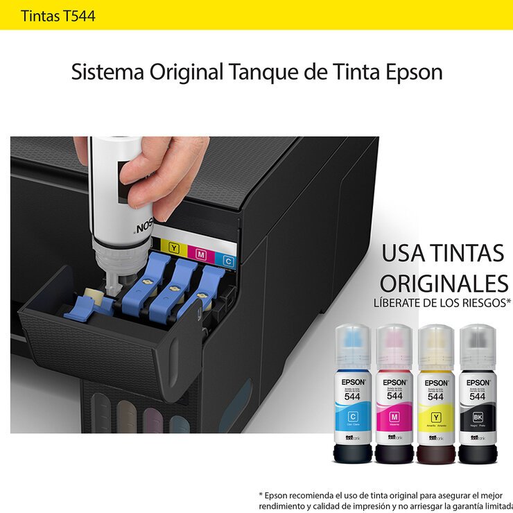 Epson Paquete de 3 Tintas Ecotank 544 — Imagen 2 de 3