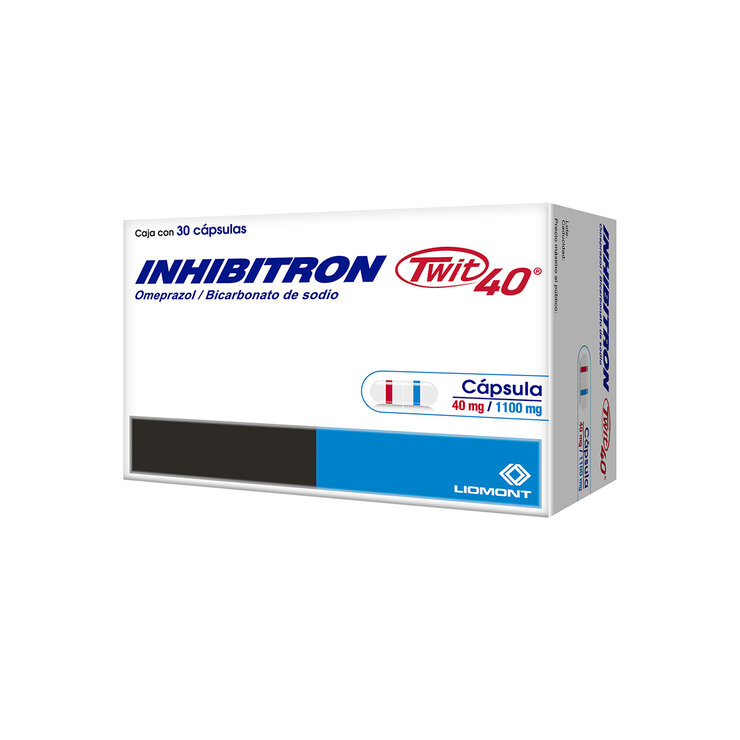 Inhibitron Twit 40mg/1100mg 30 Cápsulas — Imagen 2 de 3