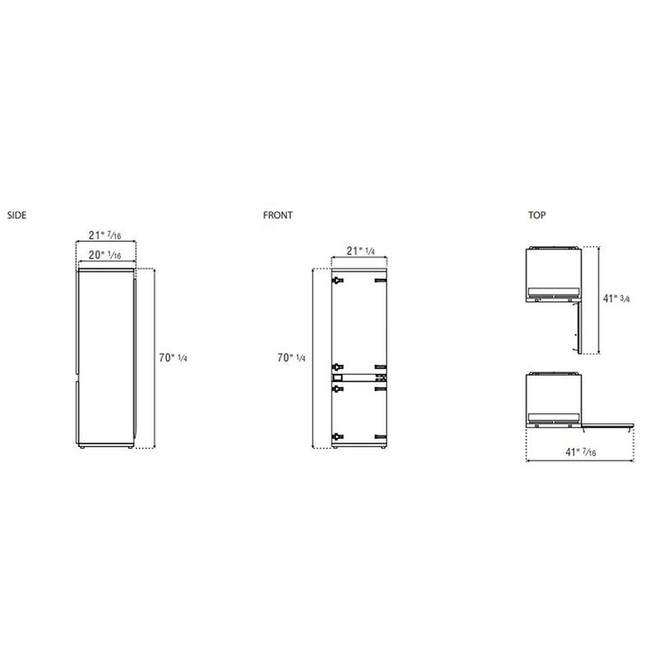 Refrigerador 24' Bottom Mount Bertazzoni  — Imagen 2 de 2
