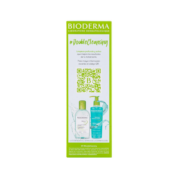 Kit Doble Limpieza, Sébium Gel Moussant 200 ml + Sébium H2O 100 ml — Imagen 3 de 4