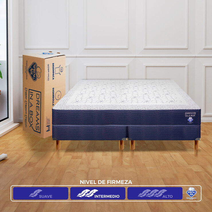 Spring Air Colchón King Size Dreams In A Box Garnet — Imagen 1 de 4
