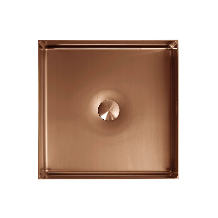 Rubinett, Ovalin de Baño Cuadrado - Cobre — Imagen 3 de 4
