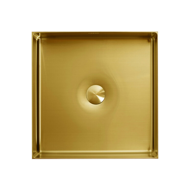 Rubinett, Ovalin de Baño Cuadrado - Dorado — Imagen 3 de 4