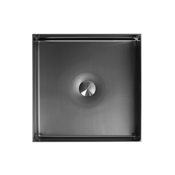 Rubinett, Ovalin de Baño Cuadrado - Negro Mate — Imagen 3 de 4