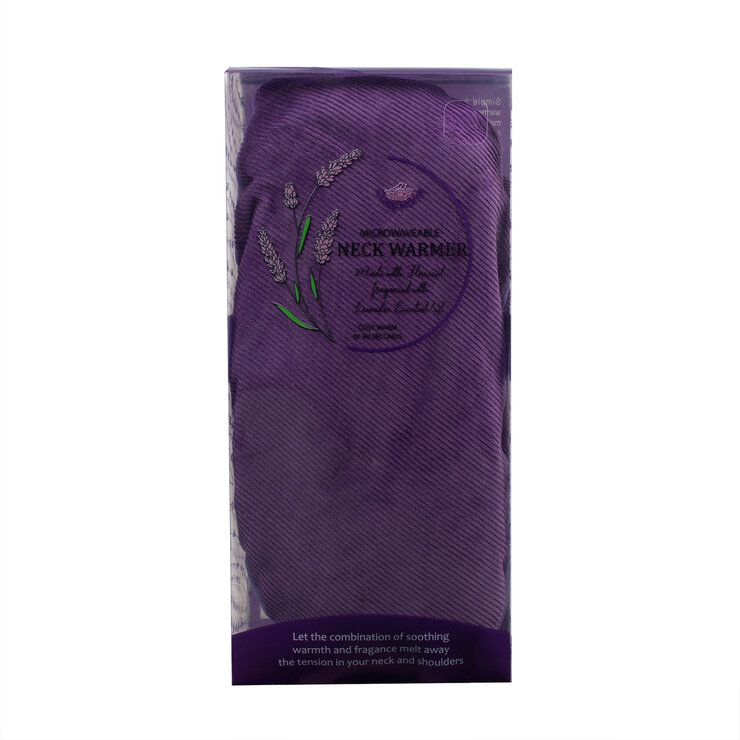 Cozy Home, Compresa Color Morado, para Cuello — Imagen 1 de 2