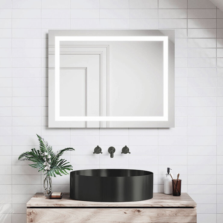 Rubinett, Ovalin de Baño Redondo - Negro Mate — Imagen 1 de 4