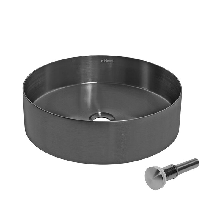 Rubinett, Ovalin de Baño Redondo - Negro Mate — Imagen 4 de 4
