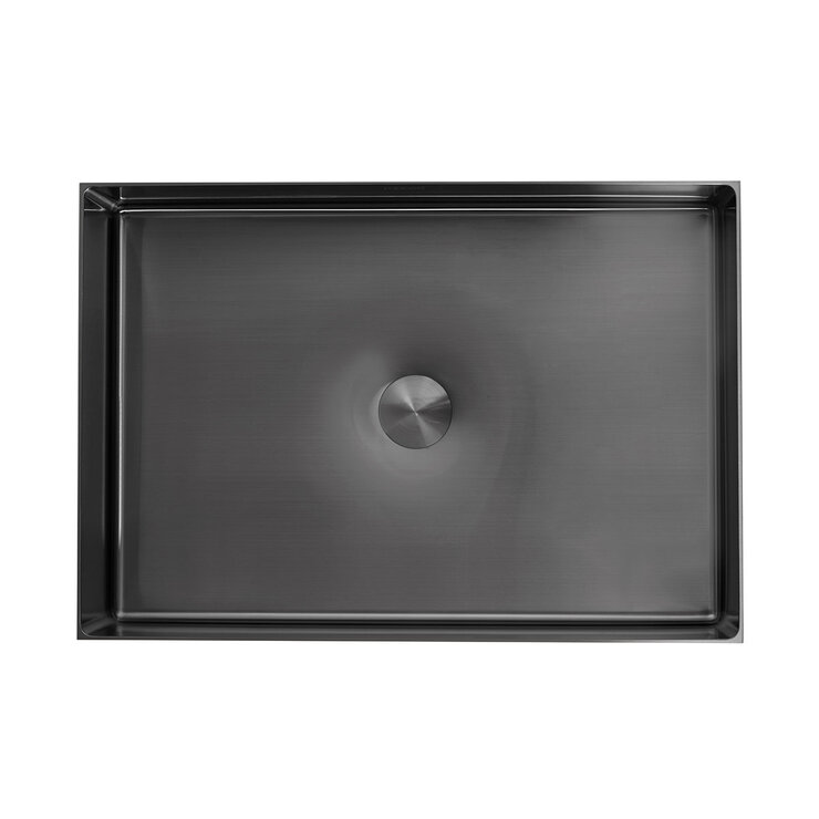 Rubinett, Ovalin de Baño Rectangular - Negro Mate — Imagen 4 de 4