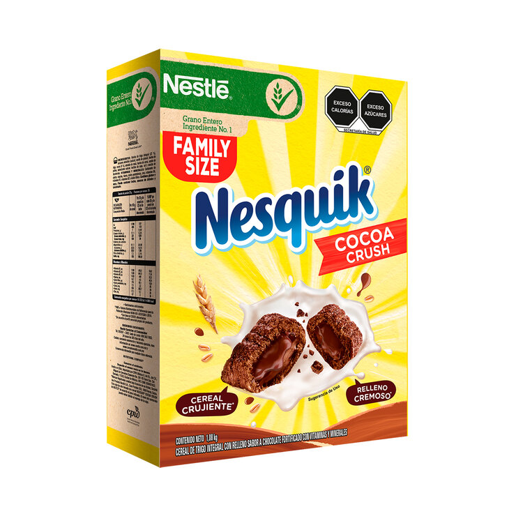 Nesquik Cocoa Crush Cereal  1.08 Kg — Imagen 2 de 3