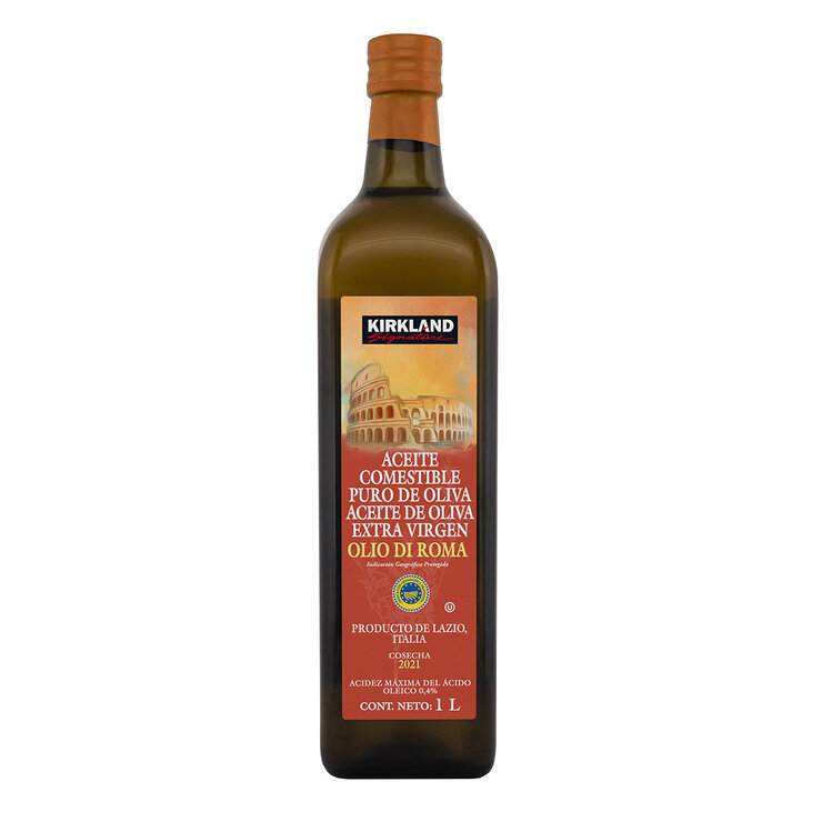 Kirkland Signature Aceite de Oliva Extra Virgen Olio Di Roma 1 L  — Imagen 1 de 4