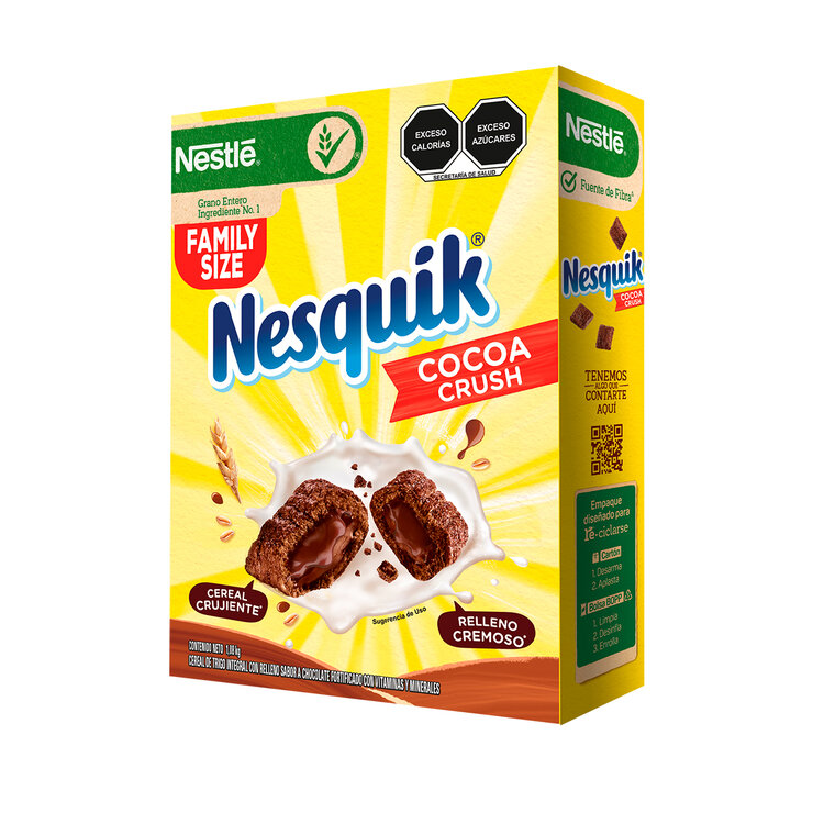 Nesquik Cocoa Crush Cereal  1.08 Kg — Imagen 3 de 3