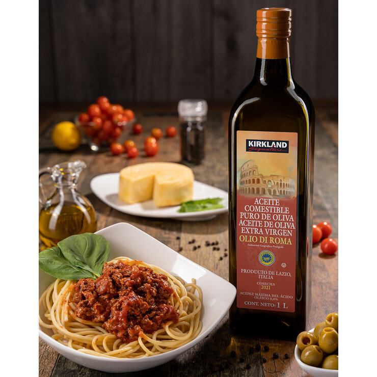 Kirkland Signature Aceite de Oliva Extra Virgen Olio Di Roma 1 L  — Imagen 2 de 4