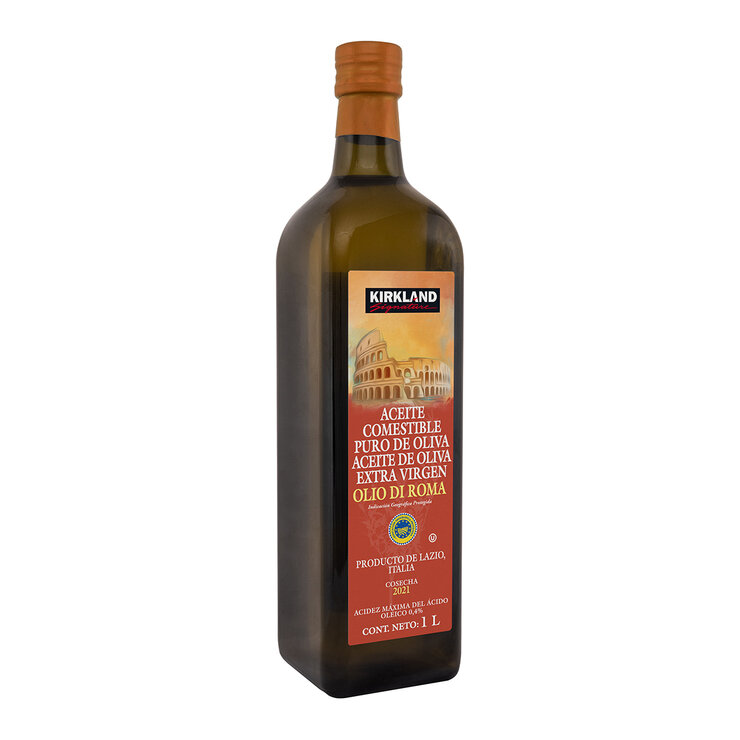 Kirkland Signature Aceite de Oliva Extra Virgen Olio Di Roma 1 L  — Imagen 3 de 4