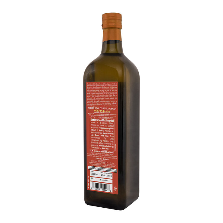 Kirkland Signature Aceite de Oliva Extra Virgen Olio Di Roma 1 L  — Imagen 4 de 4
