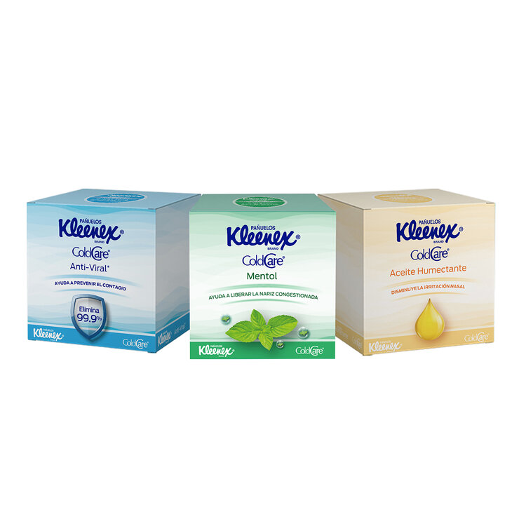 Kleenex Pañuelos Cold Care