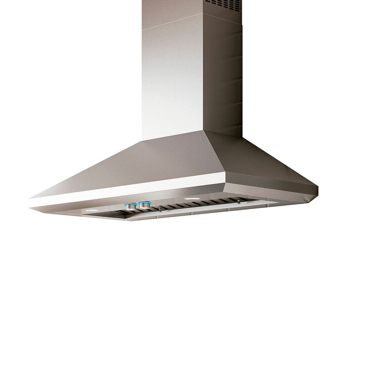 Estufa de Gas 36"  con 5 quemadores y un horno Bertazzoni  + Campana de pared 36" Leone — Imagen 3 de 4
