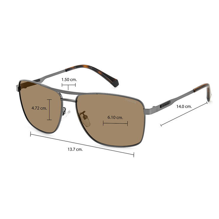 Polaroid PLD 2136/G/S/X Lentes de sol — Imagen 3 de 4